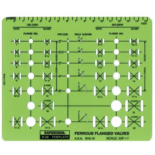 3/8" Scale Valves Template