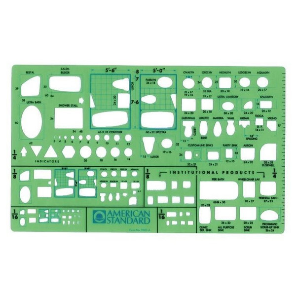 Multiple Scale Plumbing Plan Views Template