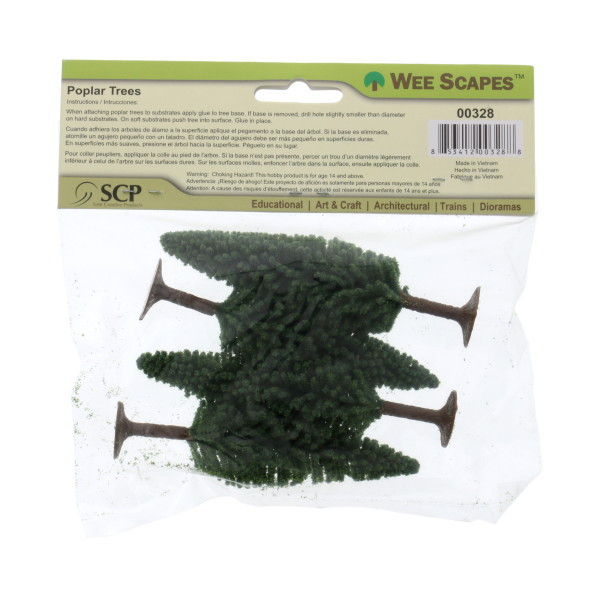 3.5" - 4" Poplar Trees