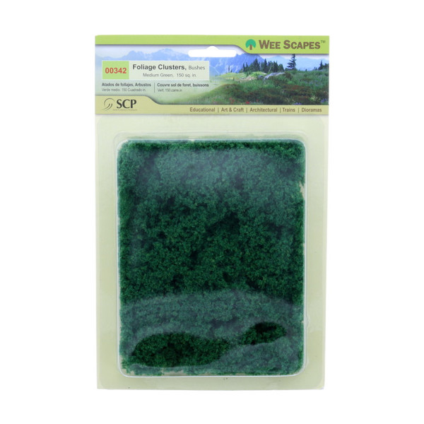 Cluster Bushes - Medium Green