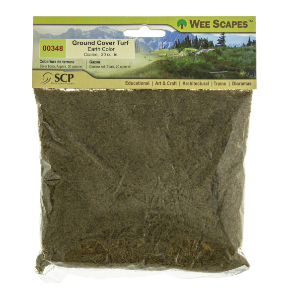Ground Cover Turf - Earth Color, Coarse