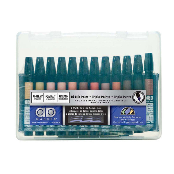 Portrait Colors - Set of 12 AD Markers
