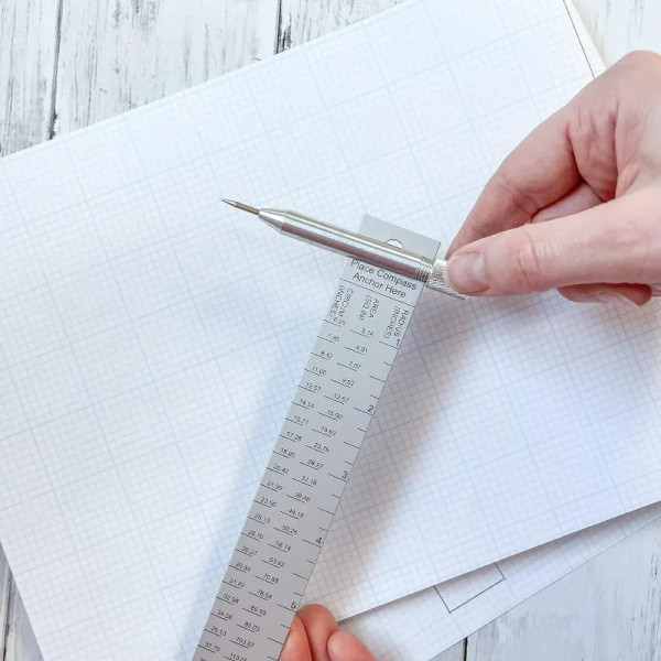 Alumicolor Beam Compass Rule