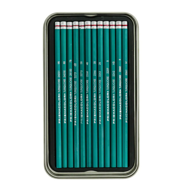 Premier Turquoise Art Pencils Set - Soft Grades
