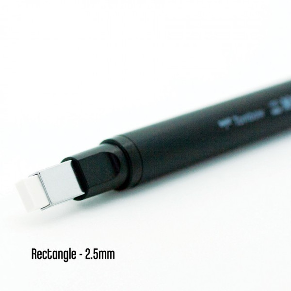 Mono Zero Rectangular Black Eraser