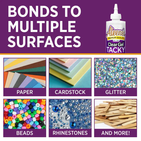 Clear Gel Tacky Glue - 4 oz.
