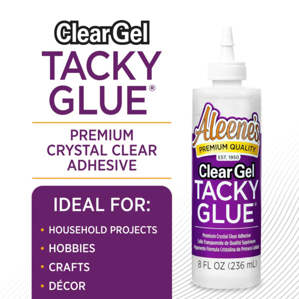 Clear Gel Tacky Glue - 4 oz.
