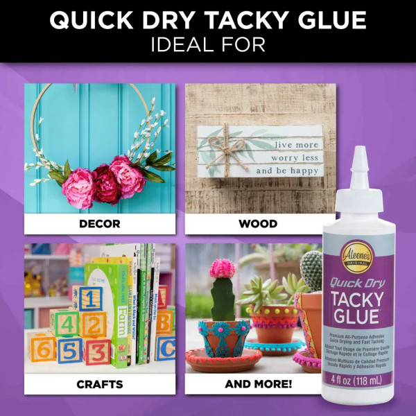 Quick Dry Tacky Glue - 4 oz.