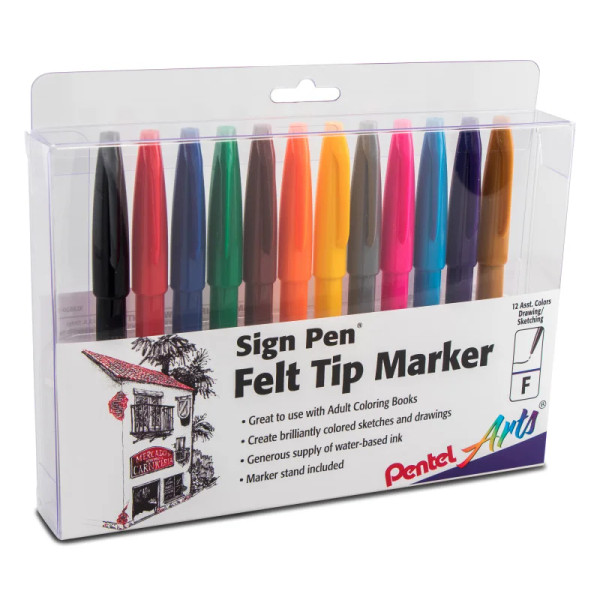 Sign Pens - 12-Pack