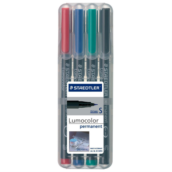 Lumocolor Permanent Marker Superfine Set of 4