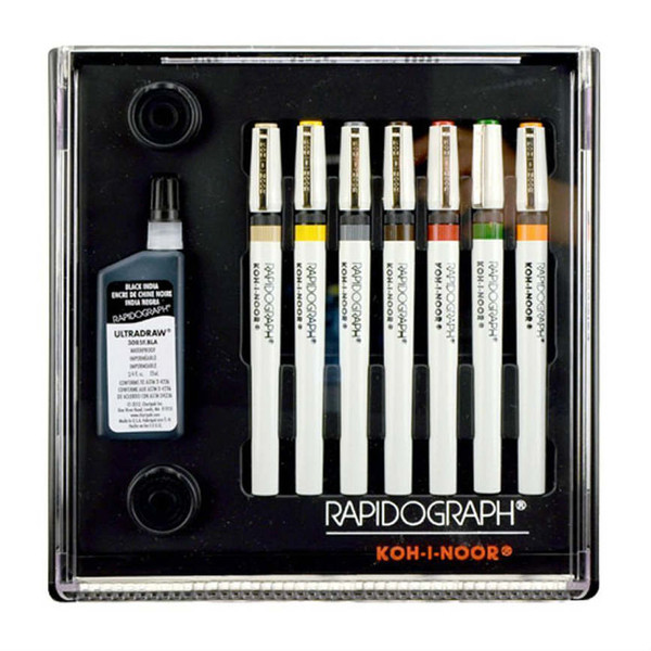Rapidograph Slim Pack 7-Pen Set