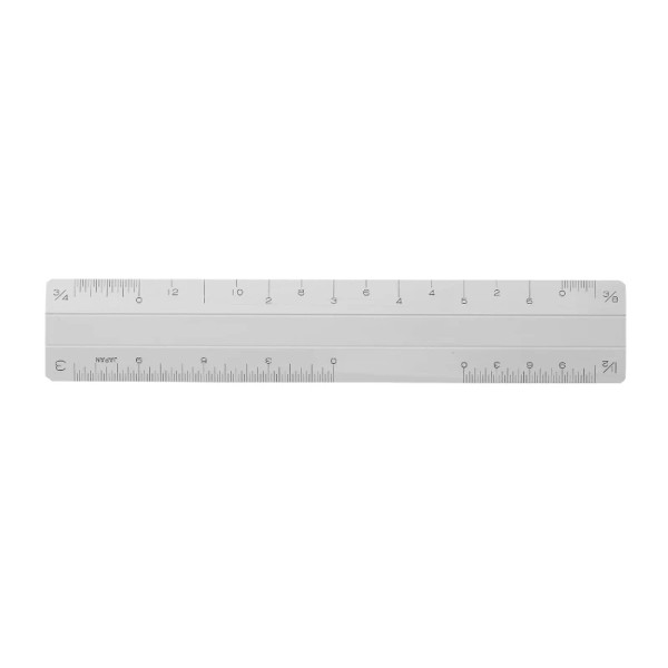 6" Four-Bevel Architectural Scale