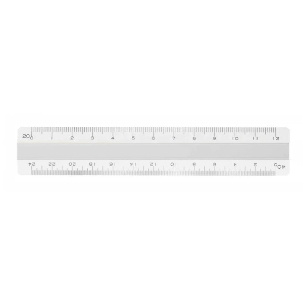 6" Four-Bevel Engineer Scale