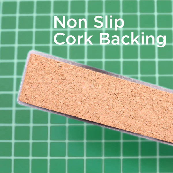 Non-Skid Flexible Stainless Steel Ruler