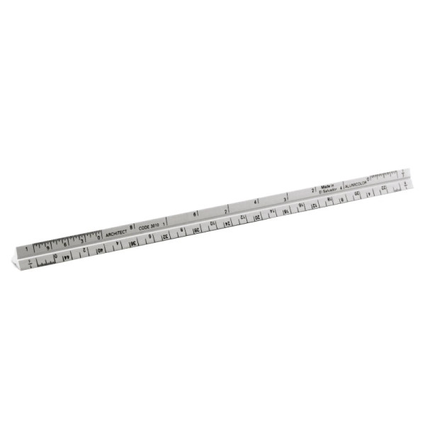 6" Pocket Aluminum Architectural Scale