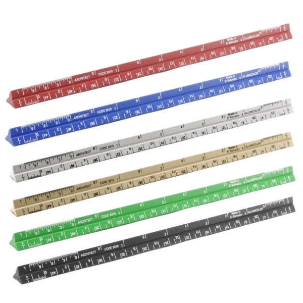 6" Pocket Aluminum Architectural Scale
