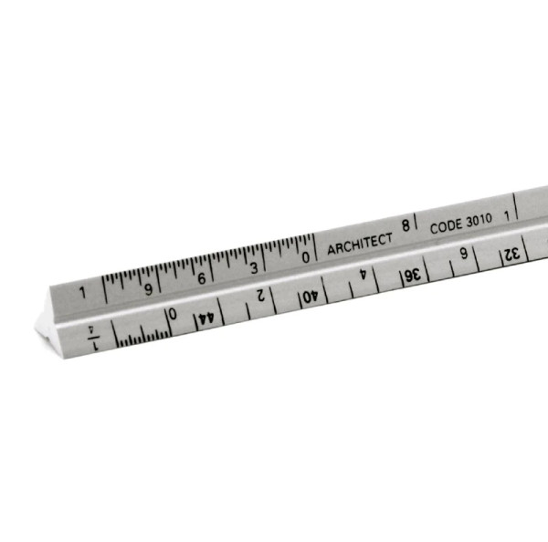 6" Pocket Aluminum Architectural Scale