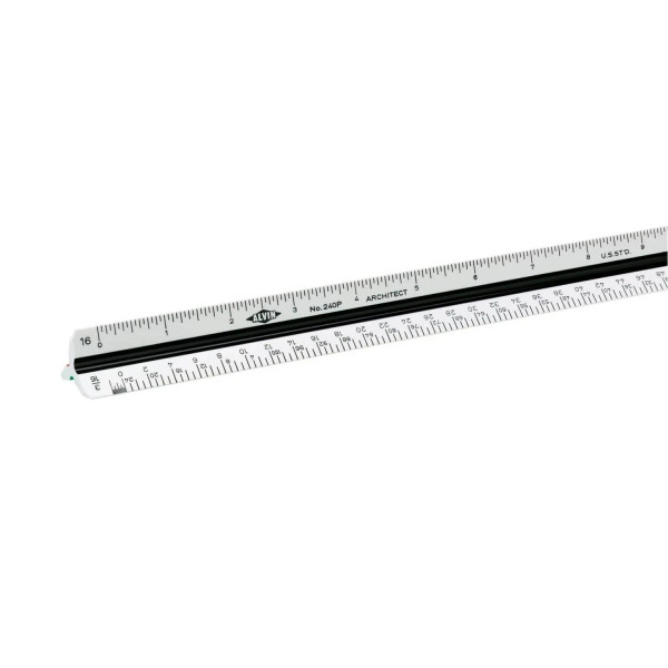 12" Color-Coded Architectural Scale