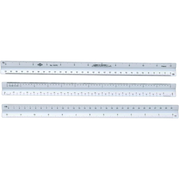 12" Scholastic Combination Scale