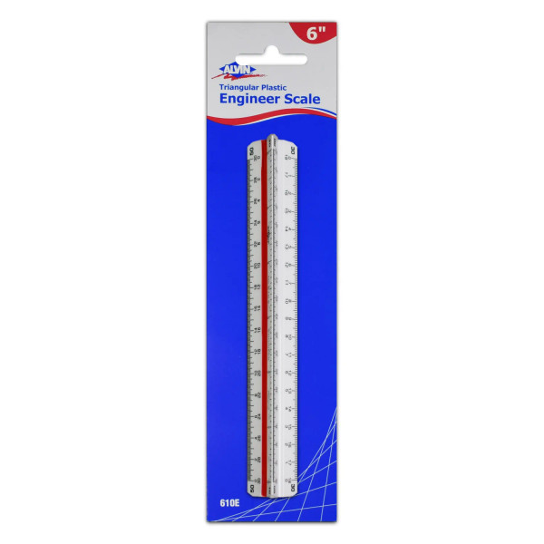 6" Color-Coded Engineering Scale
