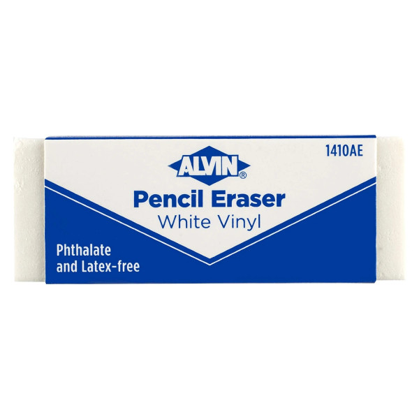 White Vinyl Erasers