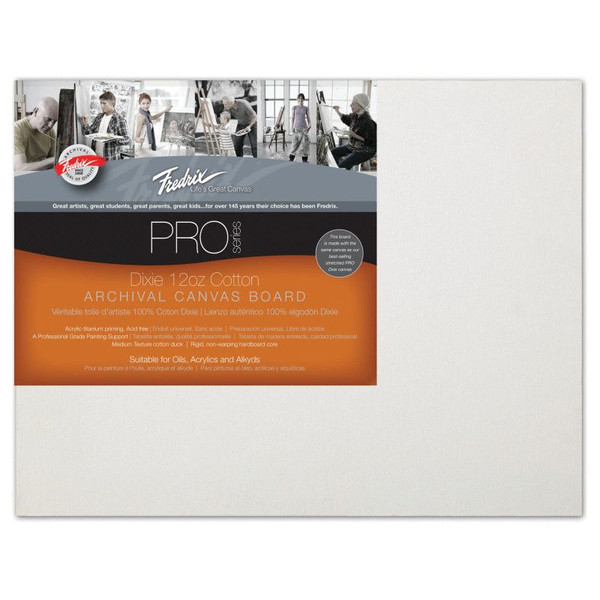 PRO Series Dixie 17.5 oz. Primed Archival Cotton Canvas Boards