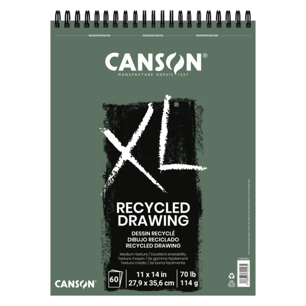 XL Recycled Wirebound Drawing Pad
