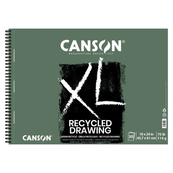XL Recycled Wirebound Drawing Pad