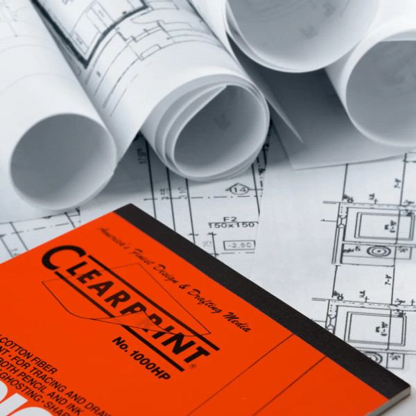 12 x 18 Vellum Pad 1000HP - 50 Sheet (NO Grid)