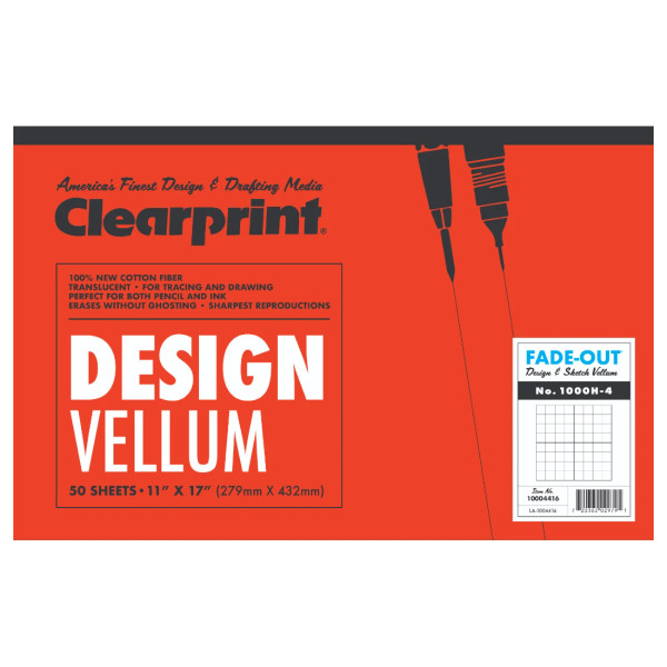 11 x 17 Vellum Pad 1000HP-4 - 50 Sheet