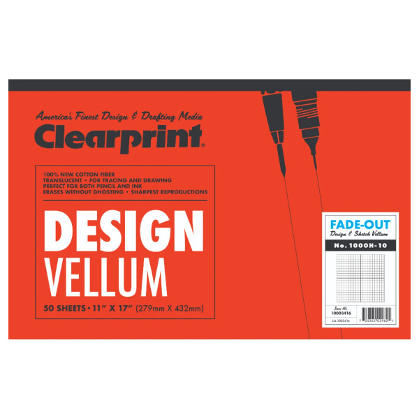 11 x 17 Vellum Pad 1000HP-10 - 50 Sheet