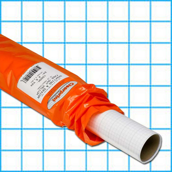 18"W Vellum Roll 1000H-8 - 8X8 Grid
