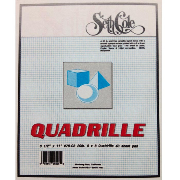 8x8 Quadrille Bond