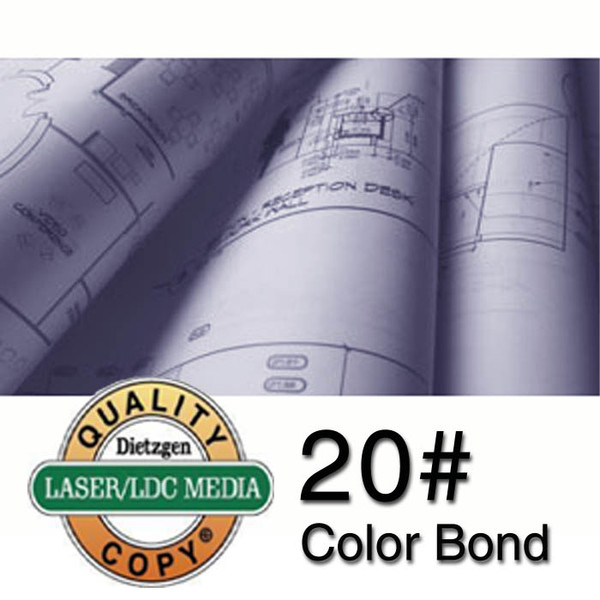 24" x 500' Roll - 20lb. PINK Tint Bond - 3" Core - Carton of 2