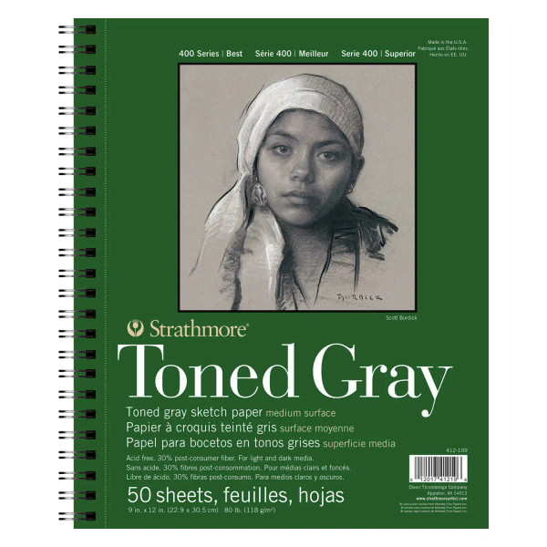 400 Series Toned Gray Sketch Paper