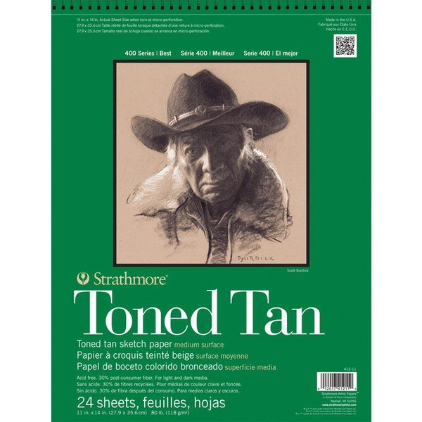 400 Series Toned Tan Sketch Paper