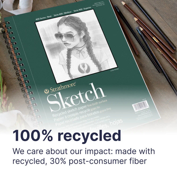 400 Series Recycled Sketch Paper