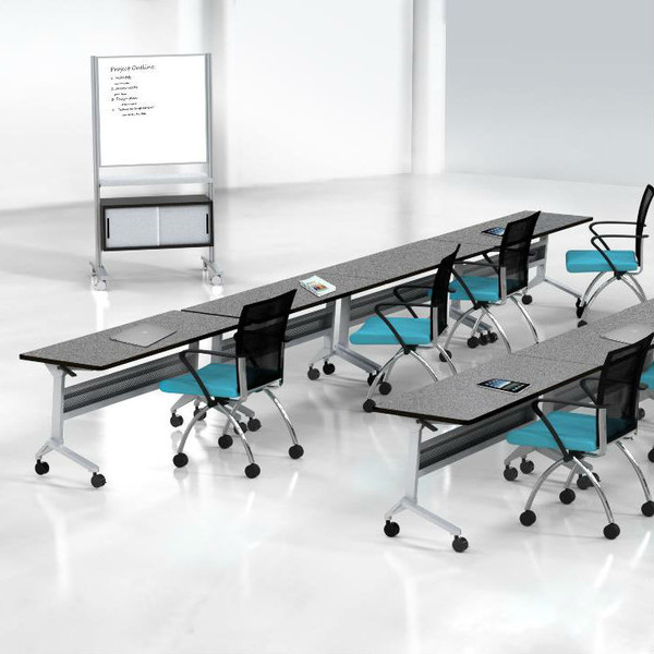 Flip-n-Go Rectangular Training Tables