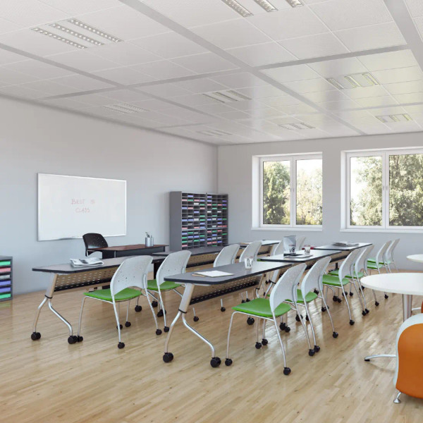 Sync Rectangular Flip & Nest Training Tables