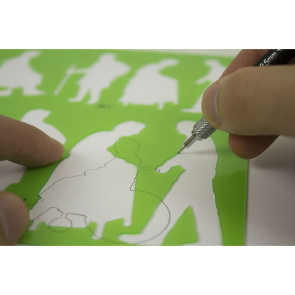 Human Figure - Geriatric Template