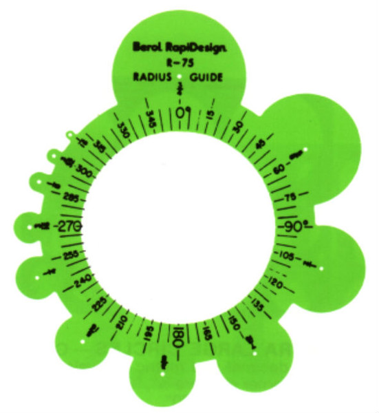Radius Guide Template