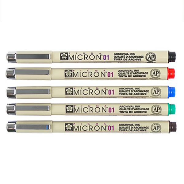 Pigma Micron 6-Pen Sets - Assorted Colors