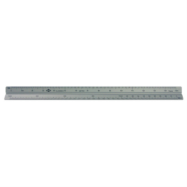 30cm Aluminum Metric Architect Triangular Scale-1764149815