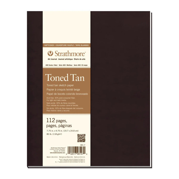 400 Series Softcover Toned Tan Art Journals