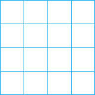 8.5 x 11 Vellum Sheets 1000H-4 - 4x4 Grid - 100-Sheet Pack