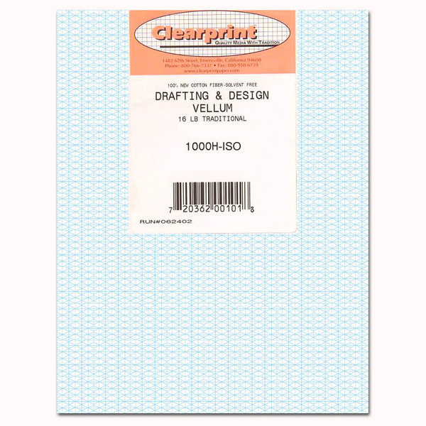 8.5 x 11 Vellum Sheets 1000H-ISO - 500 Sheets