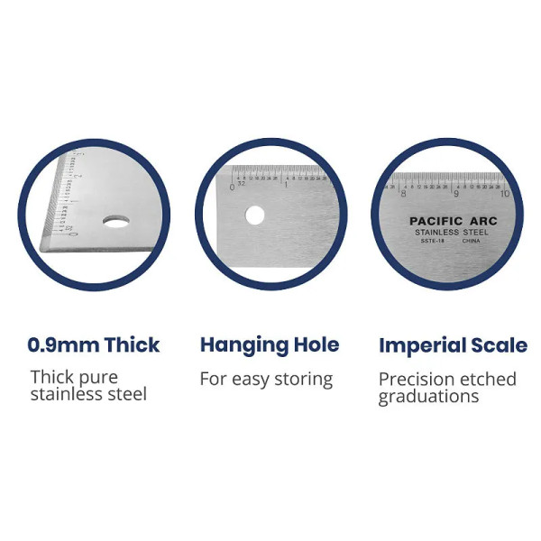 Stainless Steel Graduated Straightedges