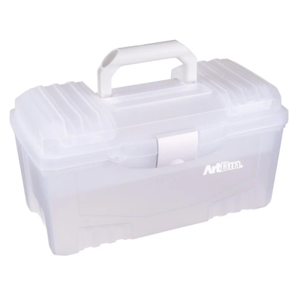 17" Twin-Top Translucent Supply Box