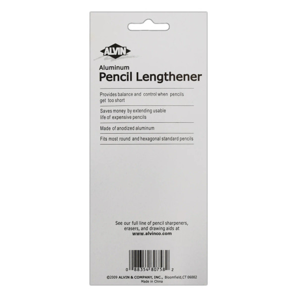 Aluminum Pencil Lengtheners - 3/Pack
