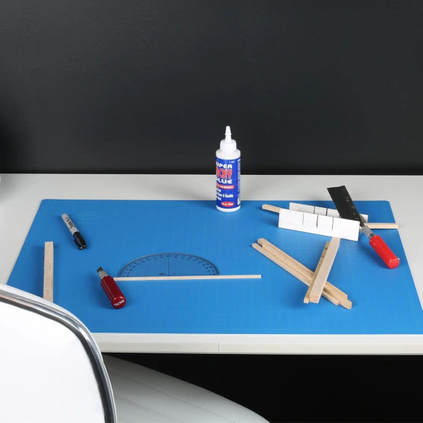 Blue/Gray Double-Sided Cutting Mat
